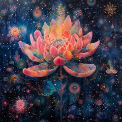 Wall Mural - Quantum Power Blossom