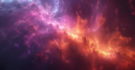 Wall Mural - colorful outer space nebula, space galaxy cloud nebula, stary night cosmos, universe science astrono
