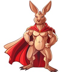 Wall Mural - Kangaroo superhero