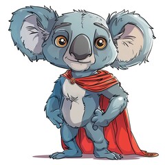 Wall Mural - Koala superhero