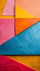 Poster - Vibrant Geometric Patterns for Modern Home Decor and Product Presentation
