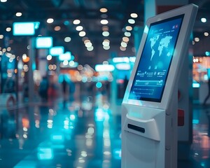 Poster - Interactive Digital Kiosk for Tech Expo Business Presentations and Networking