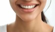 © furyon - beautiful closeup portrait of a smiling young asian indian woman with clean teeth dental advertisement isolated on white