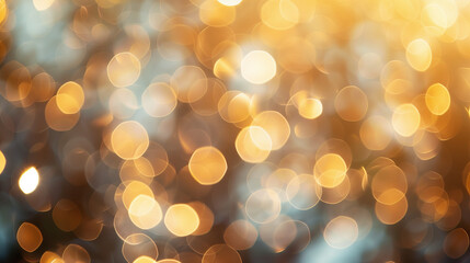 holiday wallpaper, glare from lights background, beige monochrome photography, blurred round bokeh