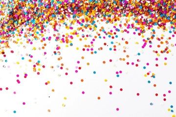 Canvas Print - Confetti backgrounds party line.