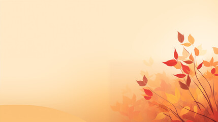 Wall Mural - Autumn Leaves in the Breeze