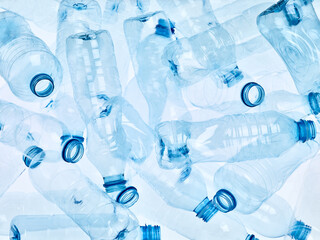 Poster - plastic bottle empty transparent recycling container water environment drink garbage beverage