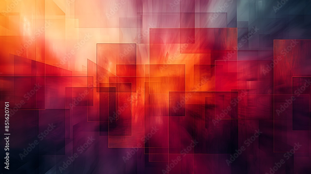 An abstract background featuring overlapping parallelograms with ...