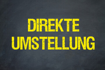 Poster - direkte Umstellung	