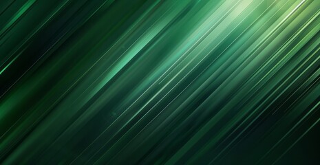 Green abstract background with blurred lines and gradient for eco concept, sustainable development era of future design