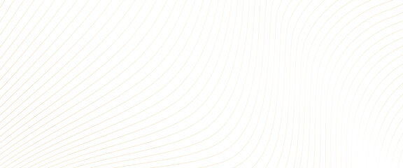 Poster - vector abstract gold wavy line pattern golden color smooth gradient on white transparent background 