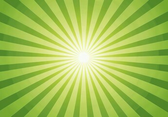 Wall Mural - light green background with rays of light in the center