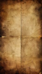 Poster - An old, stained piece of paper with fold lines and a grunge texture. Perfect for historical or vintage-themed backgrounds.