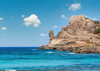 Canvas Print - Beach Montagna Spaccata, Salento, Italy