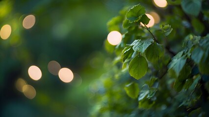 Sticker - Sunlight Through Leaves Abstract Natural Background