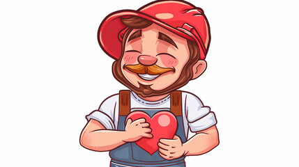 Wall Mural - Celebrate National Hug A Plumber Day on April 25 with this Festive Holiday Template - Vector Illustration for Backgrounds, Banners, Cards, and Posters.