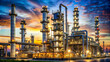 © MeMosz - Oil​ refinery​ and​ plant and tower column of Petrochemistry industry