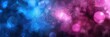 © Vlad - Pink And Blue Abstract Art Banner Background