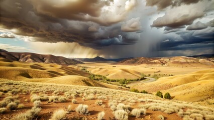 Wall Mural - landscape of the desert