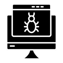 Canvas Print - Debug Glyph Icon