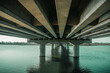 © Zakiavida - the bottom of a bridge or bridge support pillars that are in water
