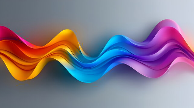 Colorful abstract design element in vector format with shadow