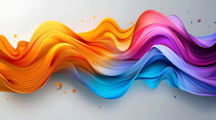 Fototapete - Colorful abstract design element in vector format with shadow