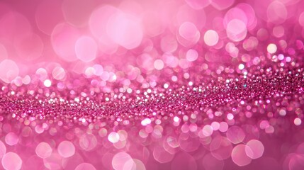 Poster - a pink background with a blurry effect, pink glitter background