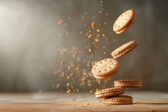 flying cookies Generative AI