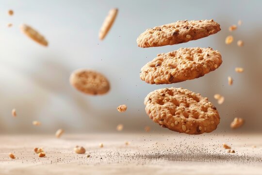 flying cookies Generative AI