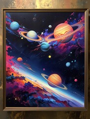 planets in space