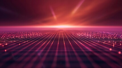 Poster - futuristic ai technology themed thumbnail backdrop for versatile overlaying. the design features a h