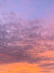 Wall Mural - sunset in the sky
