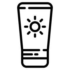 Sticker - Sunscreen Icon