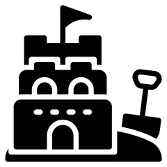 Sticker - Sand Castle Icon