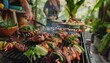 © furyon - summer bbq food party grilling meat on weekend afternoon happy gathering with friends and family outdoor cooking lifestyle photography