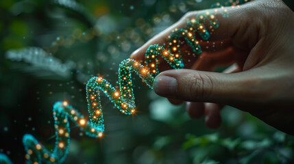 Wall Mural - medicine doctor touching medical global network, computing electronic medical record. dna. digital h