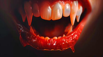 Vampire fangs, wallpaper, horror and terror and prey.