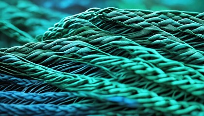 close up of fishing net