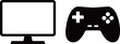 © misato - ゲーム　コントローラー　モニター　アイコン
