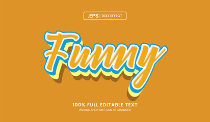 Wall Mural - design editable text effect, funny text effect