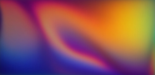 Poster - Abstract vibrant blurred background with holographic stains.
