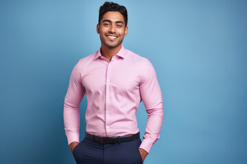 Sticker - Young indian man in formal shirt