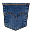 © Aida - denim pocket isolated on white background