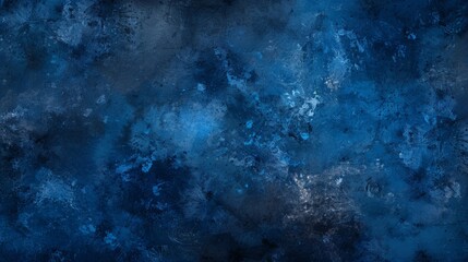 textured midnight blue background in azure and light indigo, formed canvas shape, color splash of cr