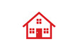 © Sodapeaw - Red house icon vector illustration. Perfect representation for real estate, home services, and residential design projects.