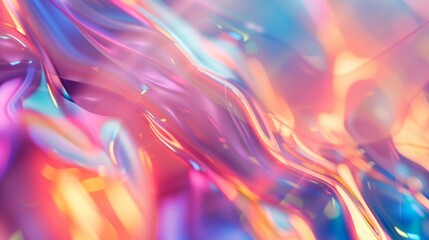 Abstract neon and pastel blurred background with a velvety texture.