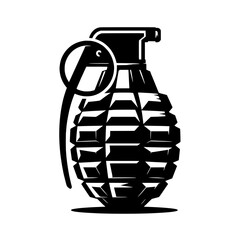 Wall Mural - hand grenade vector illustration isolated