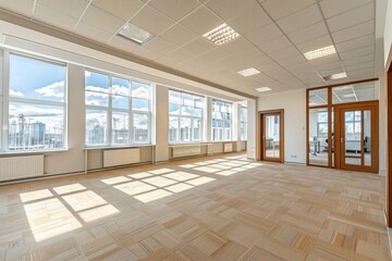 Sticker - Spacious Bright Office Interior