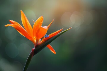 Canvas Print - Bird of Paradise Flower in Bloom